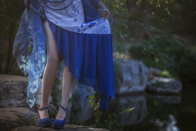 VOCALOID 青花瓷 言和 cosplay(1)