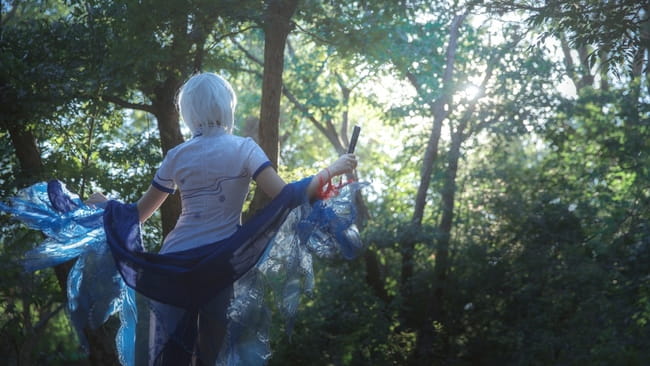 VOCALOID 青花瓷 言和 cosplay(1)