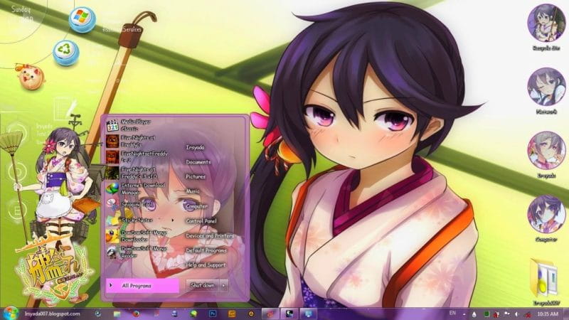 舰队Collection 曙 win7电脑主题下载