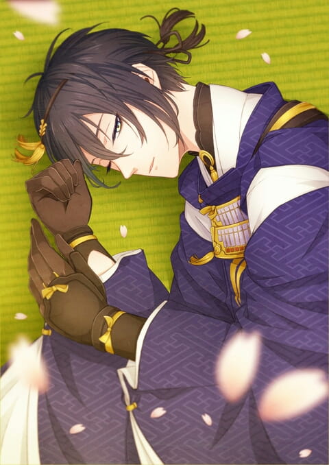 刀剑乱舞和风美男 三日月宗近手机壁纸(1)