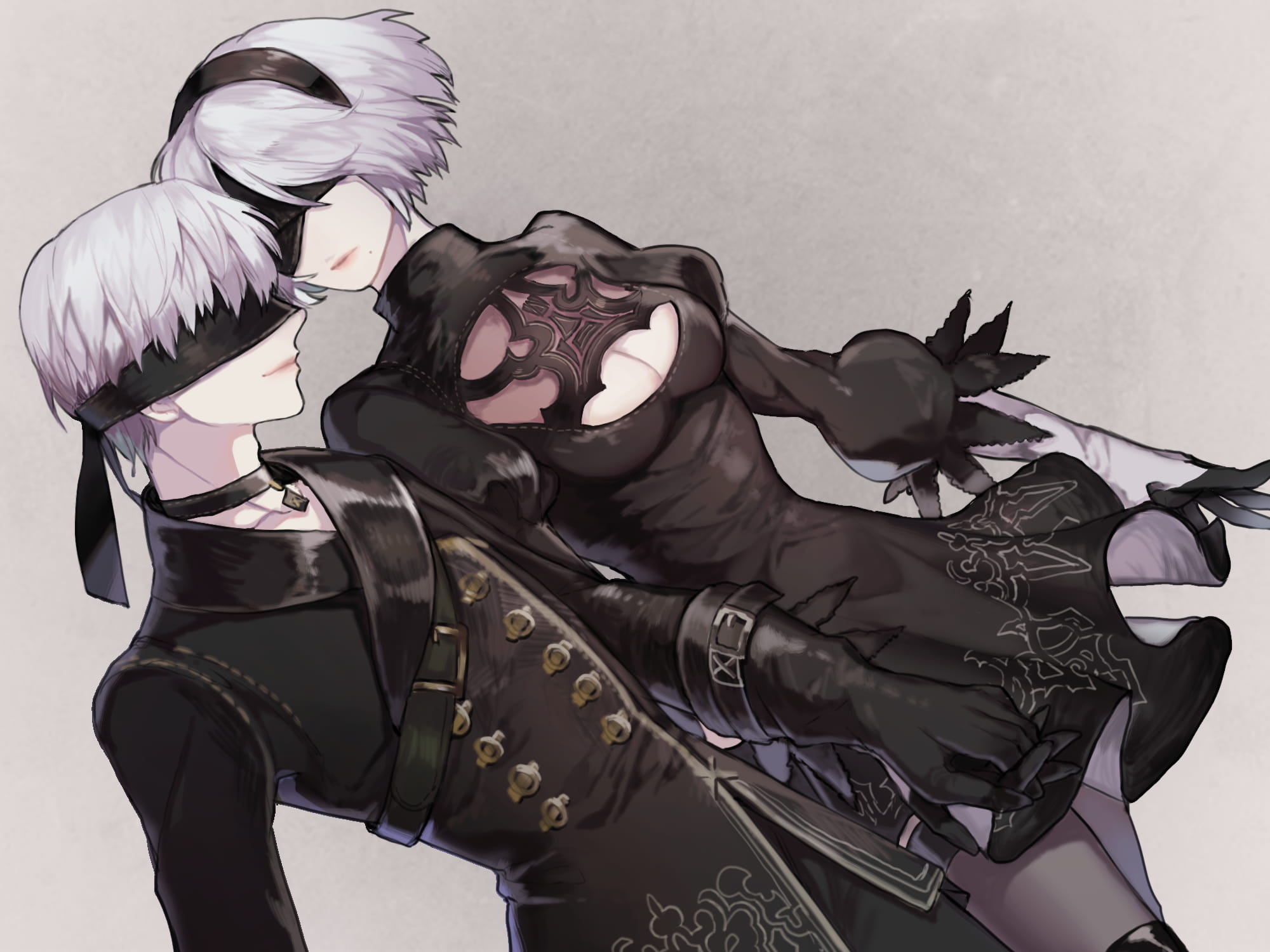 没有生命却互相厮杀 尼尔:机械纪元电脑壁纸(1)