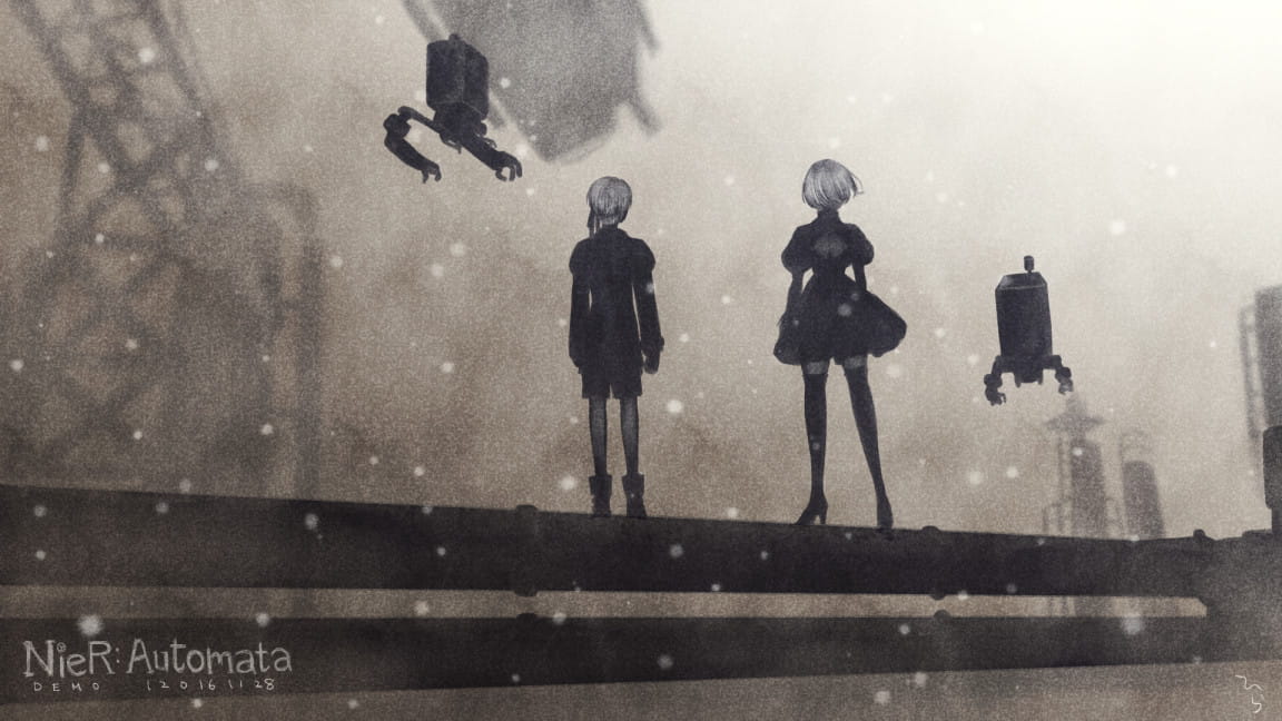 没有生命却互相厮杀 尼尔:机械纪元电脑壁纸(1)