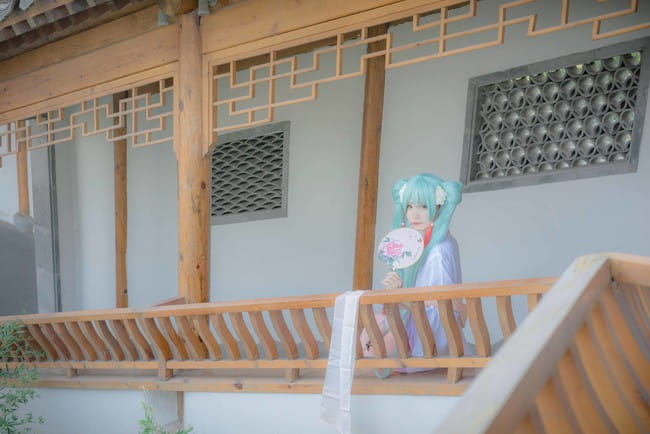 初音未来 中秋赋 诗意cosplay(1)