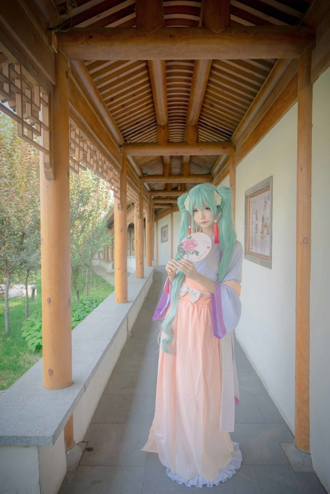 初音未来 中秋赋 诗意cosplay(1)