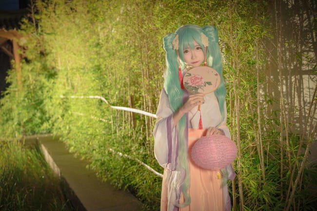 初音未来 中秋赋 诗意cosplay(1)
