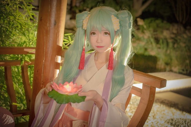初音未来 中秋赋 诗意cosplay(1)