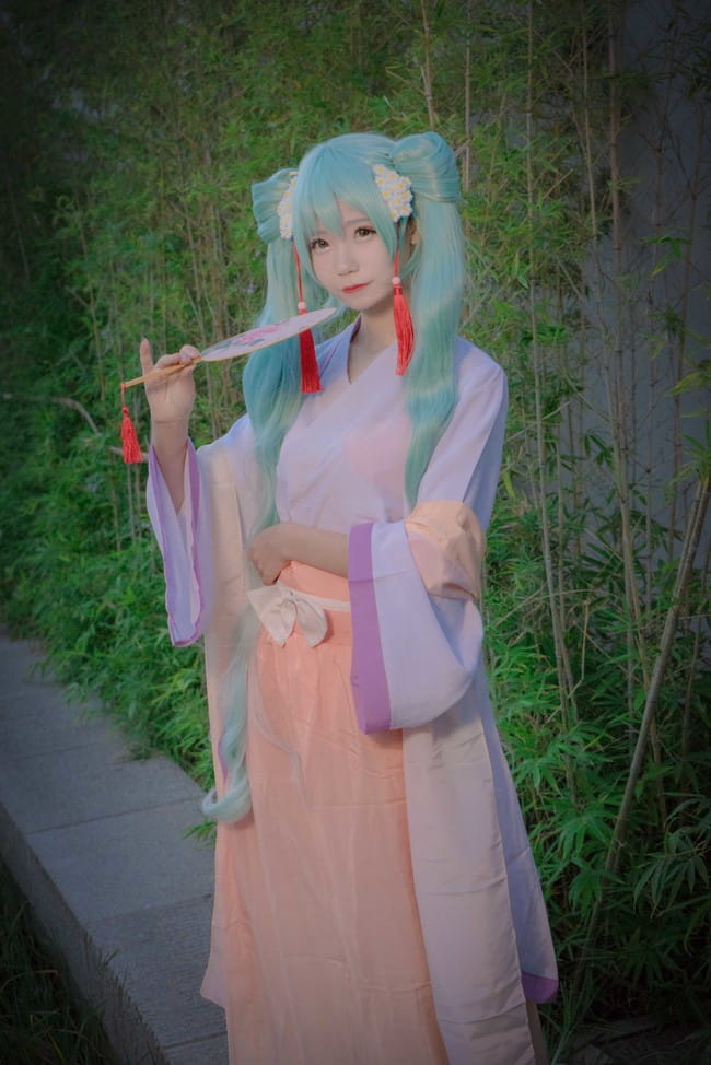 初音未来 中秋赋 诗意cosplay(1)