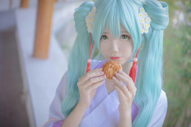 初音未来 中秋赋 诗意cosplay(1)