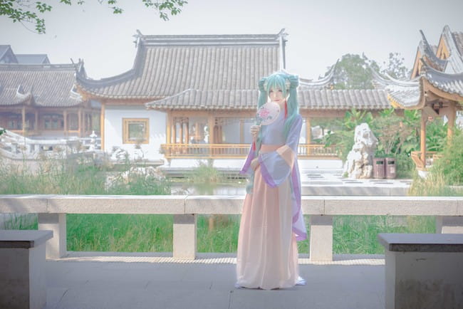 初音未来 中秋赋 诗意cosplay(1)