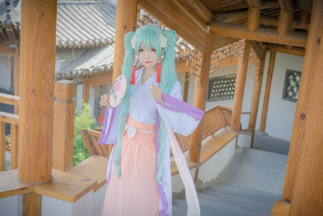 初音未来 中秋赋 诗意cosplay(1)