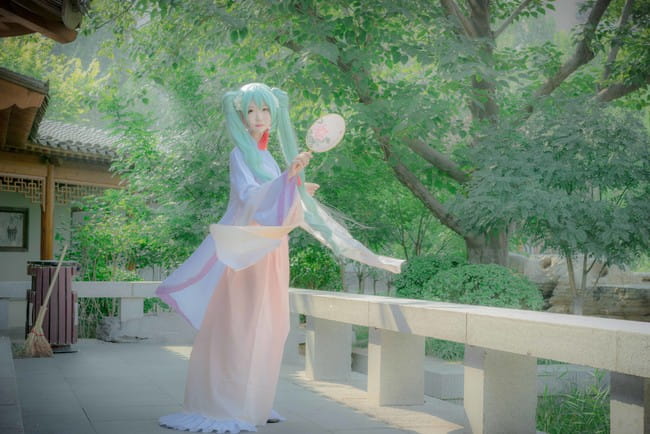 初音未来 中秋赋 诗意cosplay(1)