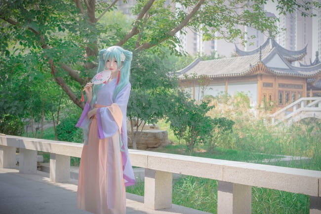 初音未来 中秋赋 诗意cosplay(1)