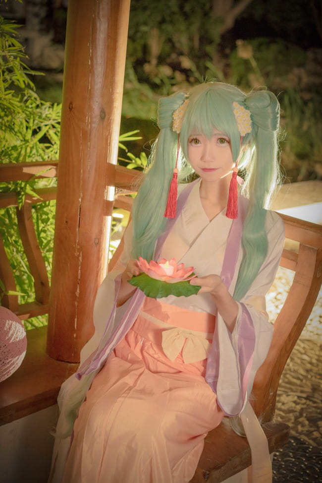 初音未来 中秋赋 诗意cosplay(1)