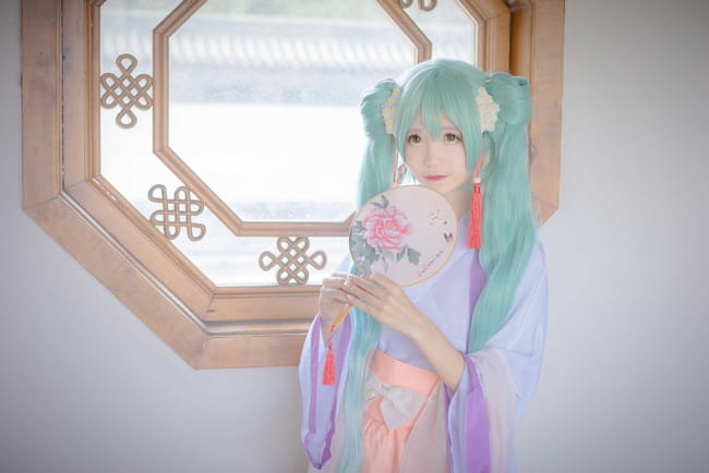 初音未来 中秋赋 诗意cosplay(1)