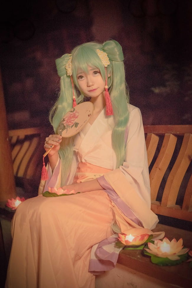 初音未来 中秋赋 诗意cosplay(1)