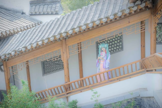 初音未来 中秋赋 诗意cosplay(1)