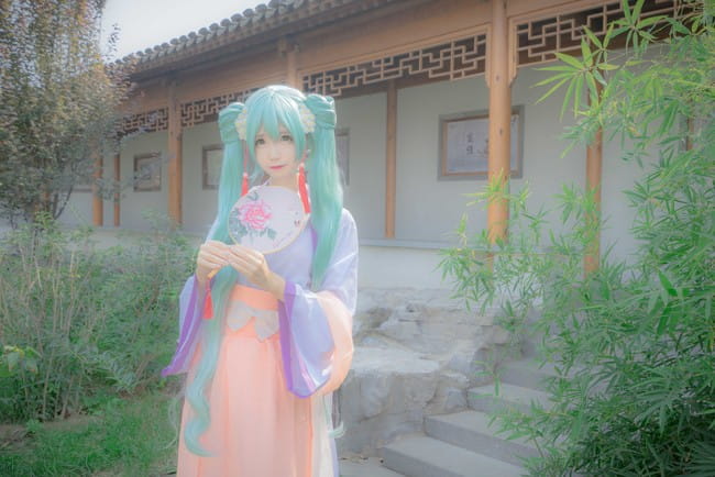 初音未来 中秋赋 诗意cosplay(1)