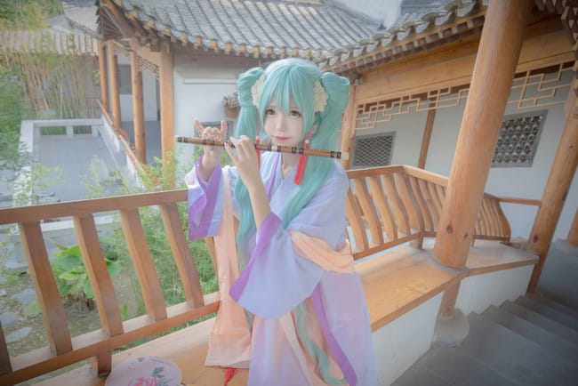 初音未来 中秋赋 诗意cosplay(1)