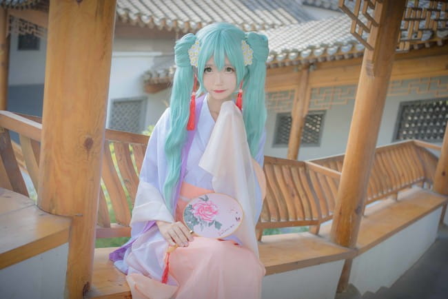 初音未来 中秋赋 诗意cosplay(1)