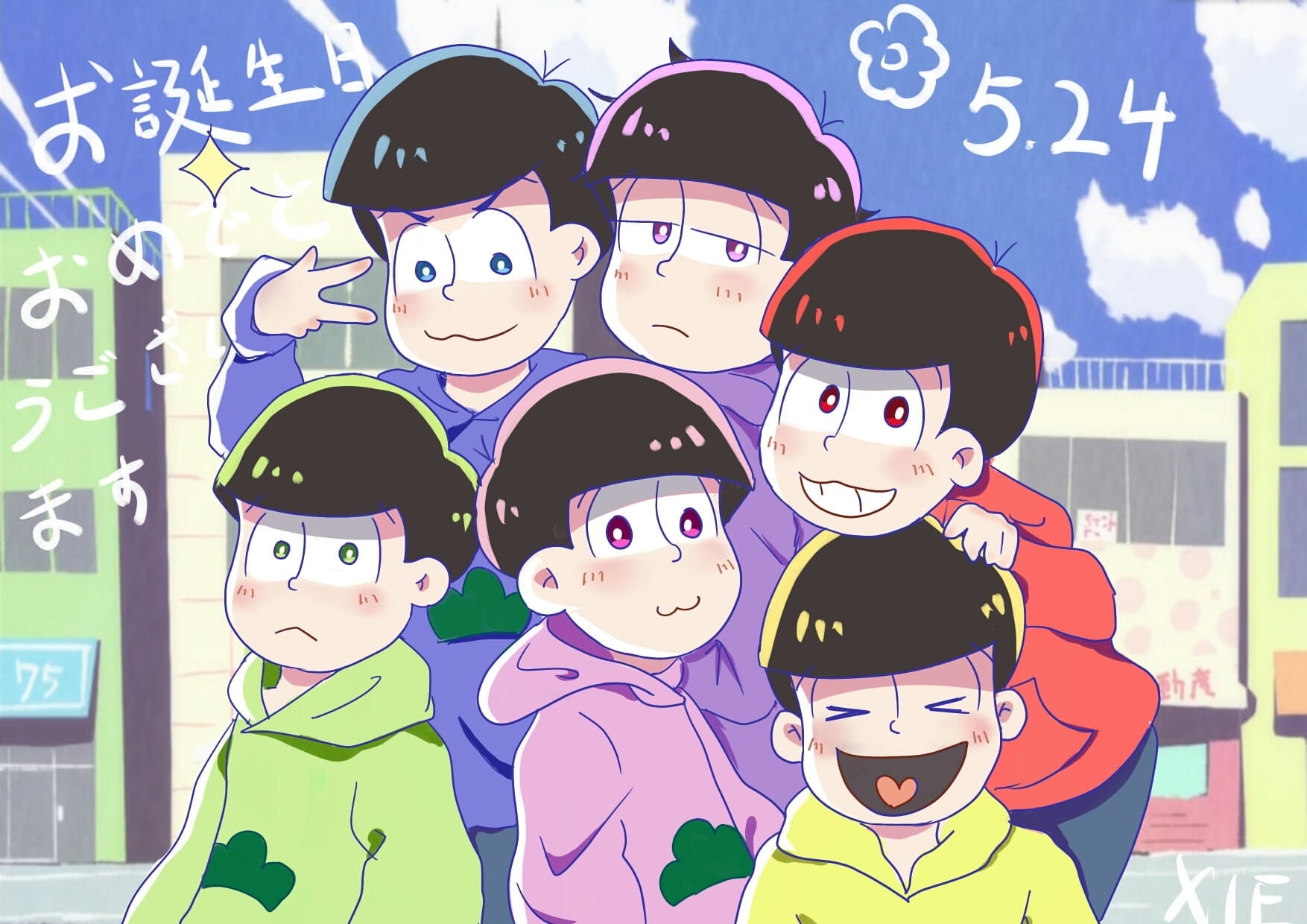 阿松六兄弟 动漫电脑壁纸下载(1)