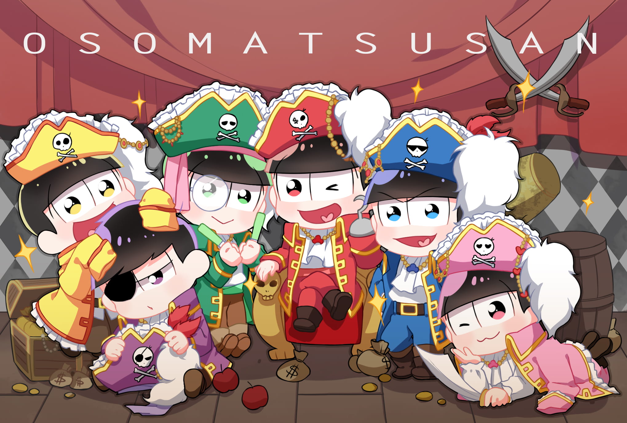 阿松六兄弟 动漫电脑壁纸下载(1)