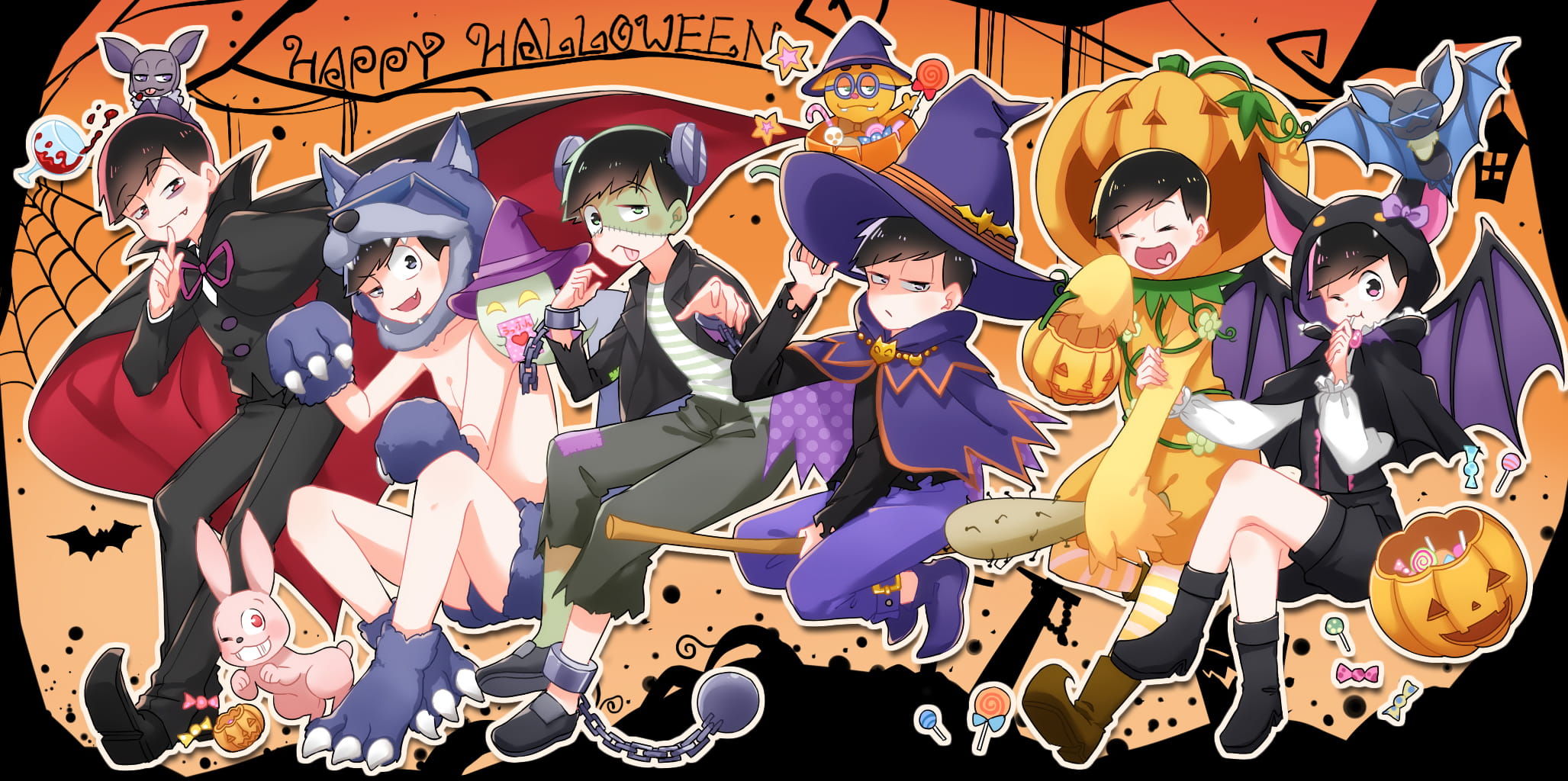 阿松六兄弟 动漫电脑壁纸下载(1)