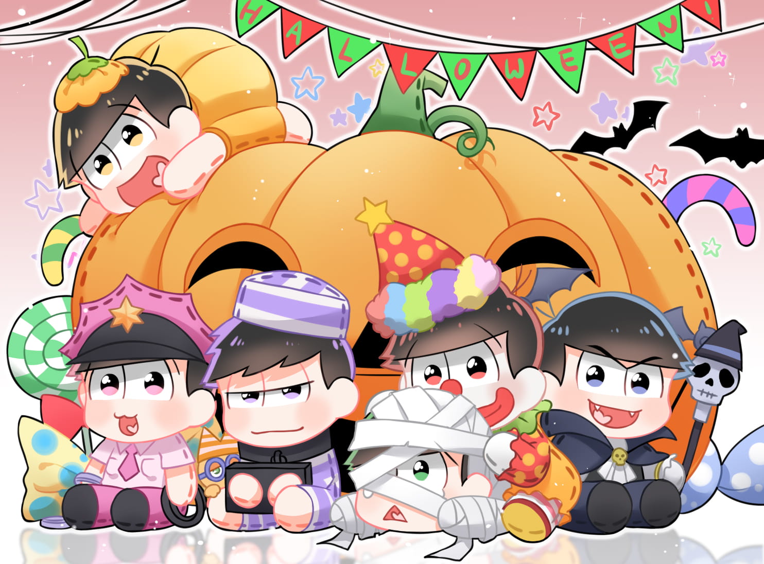 阿松六兄弟 动漫电脑壁纸下载(1)