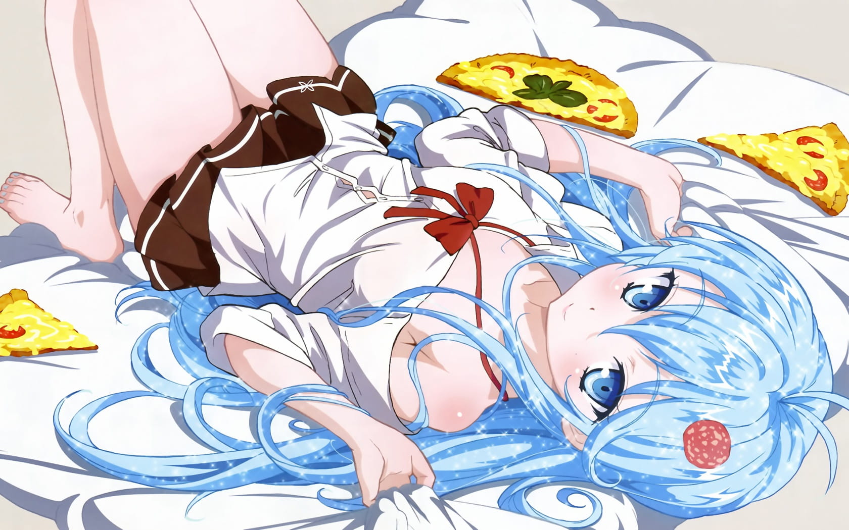 电波女与青春男 动漫电脑壁纸集(1)