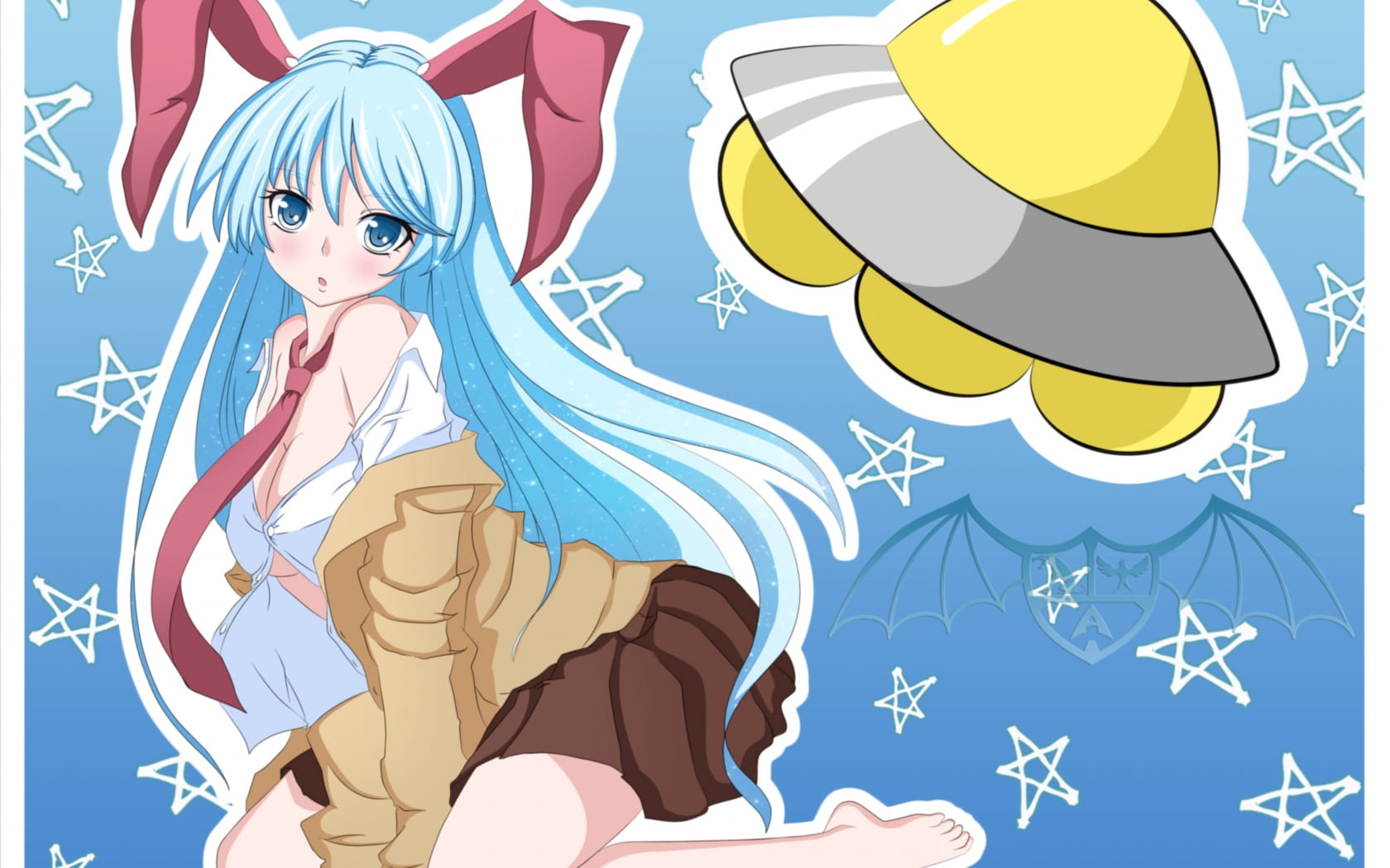 电波女与青春男 动漫电脑壁纸集(1)