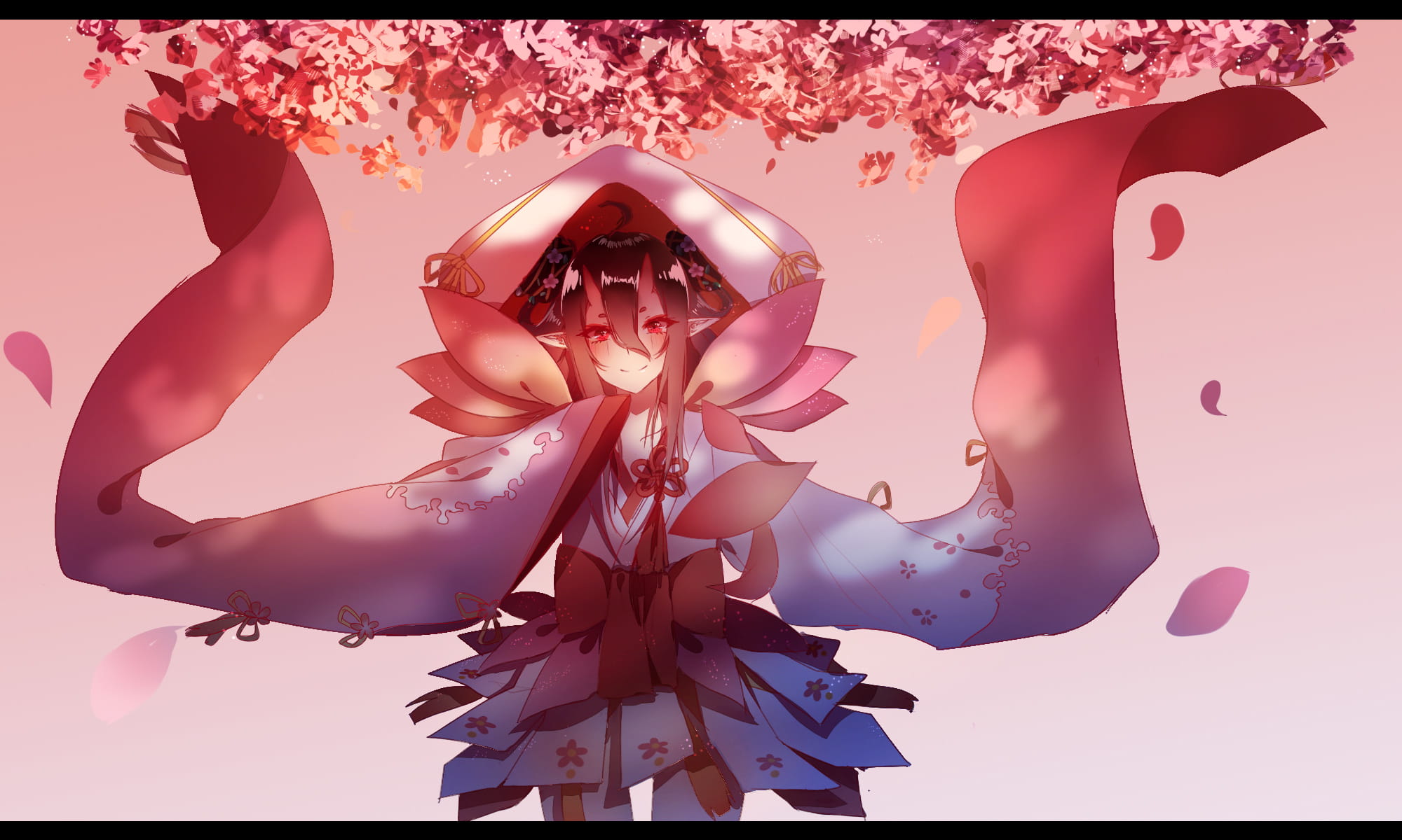 绘制唯美和风 阴阳师电脑壁纸(1)