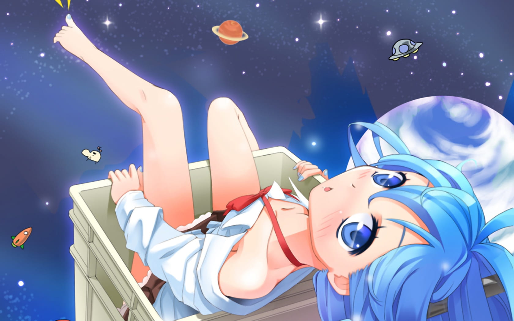 电波女与青春男 动漫电脑壁纸集(1)