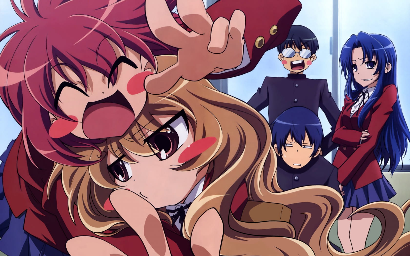 校园真情龙与虎 动漫电脑壁纸(1)