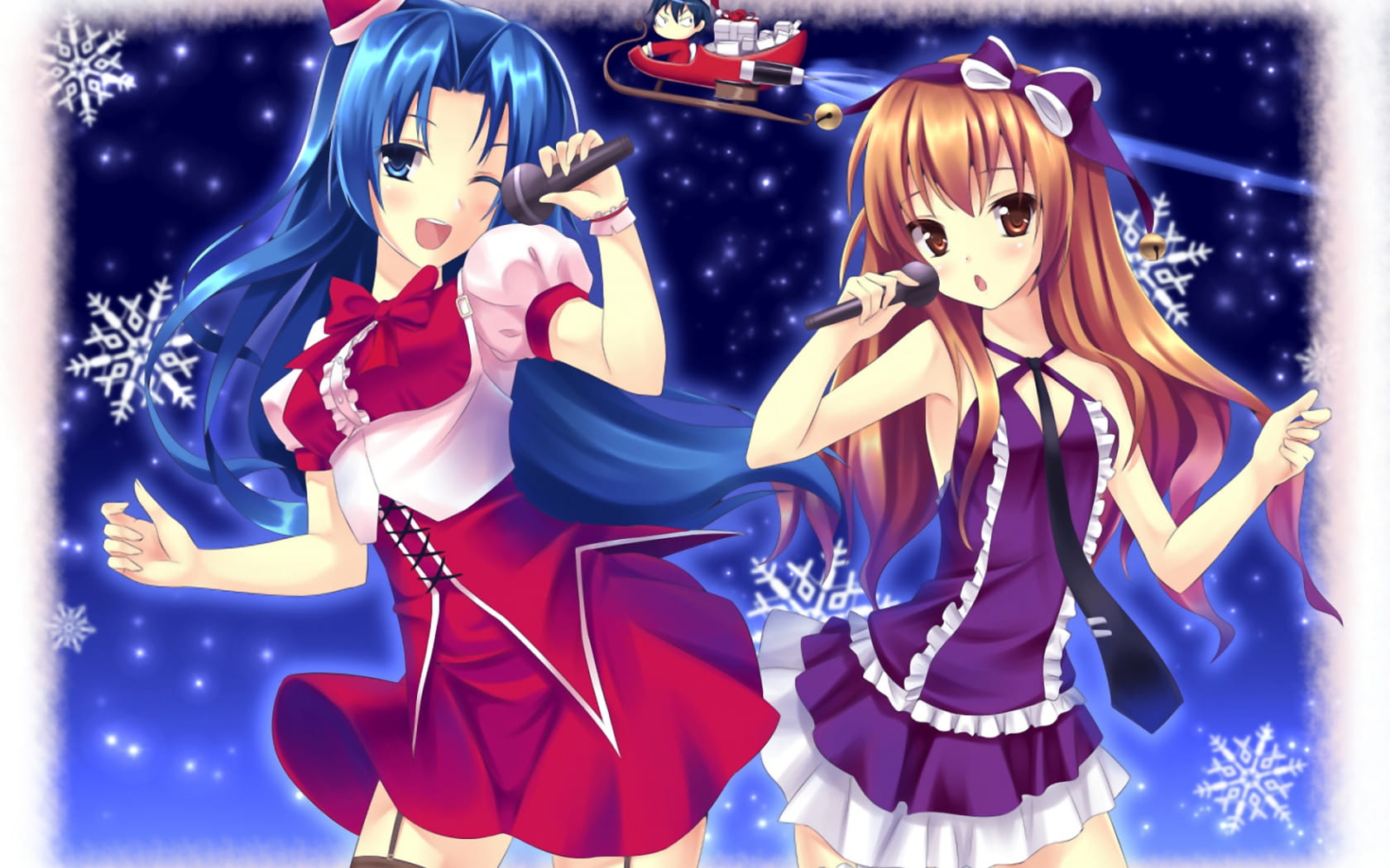 校园真情龙与虎 动漫电脑壁纸(1)