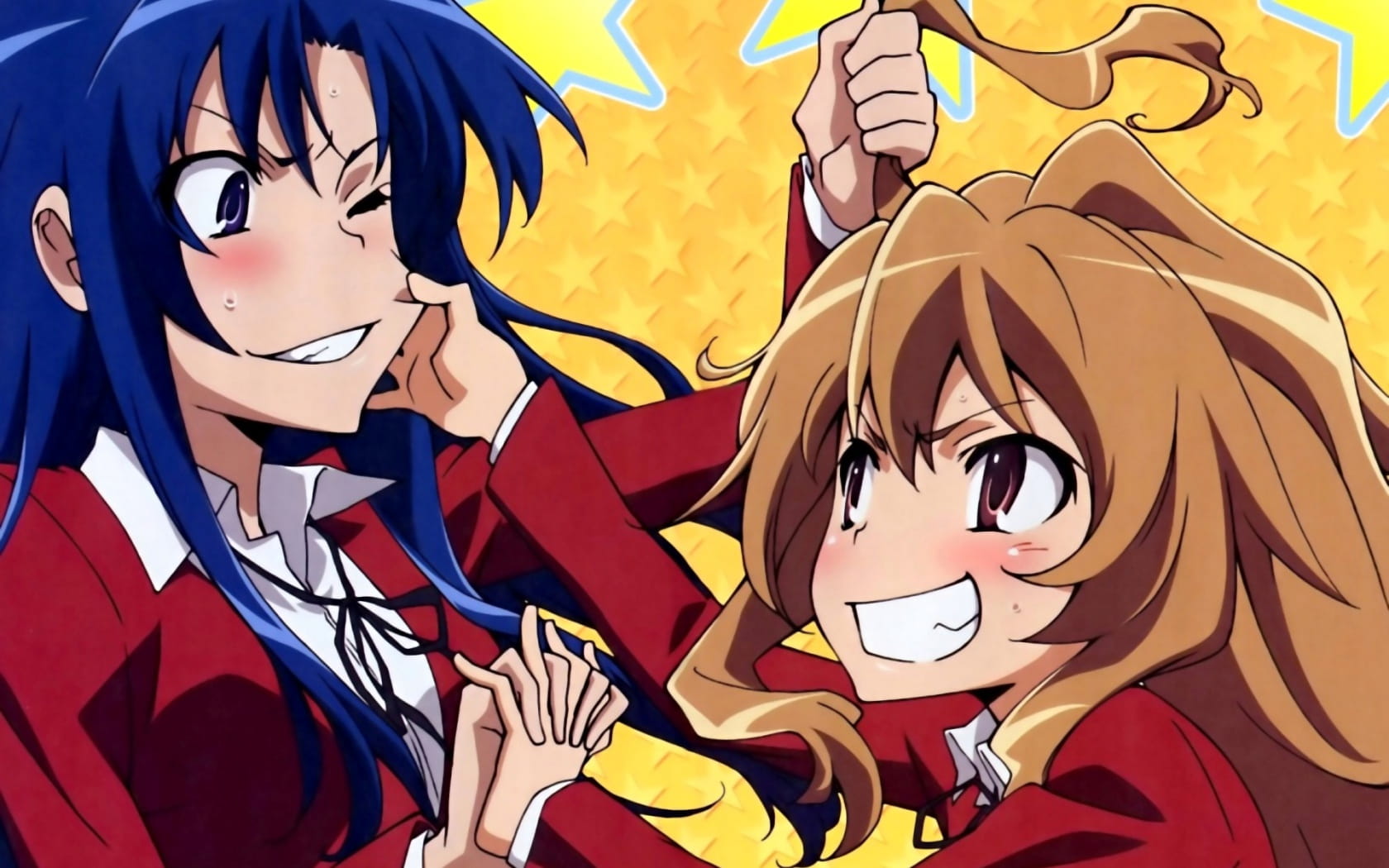 校园真情龙与虎 动漫电脑壁纸(1)