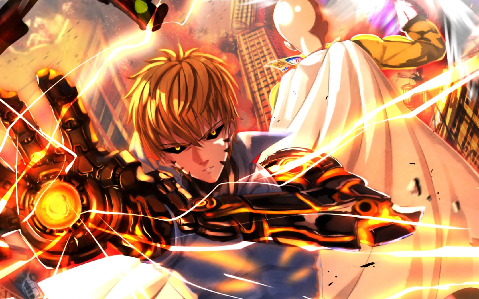 你们喜爱的一拳超人来了 一拳超人电脑壁纸(1)