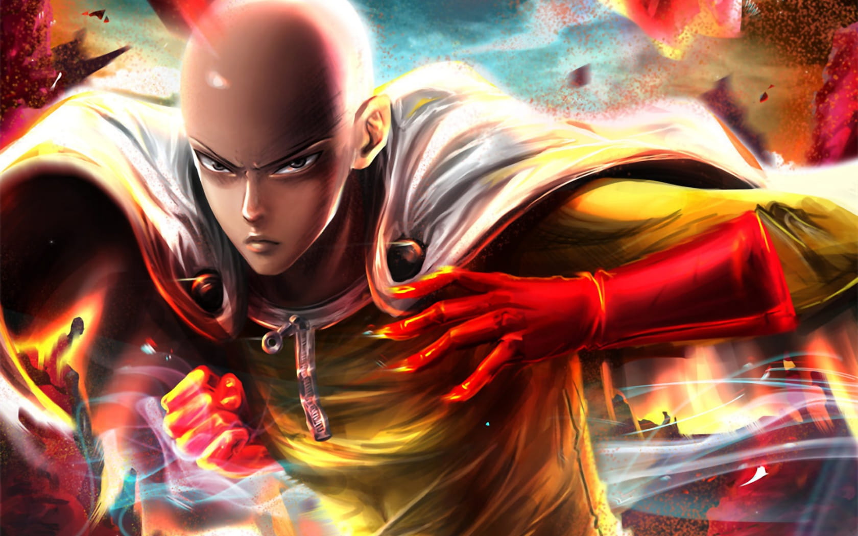 你们喜爱的一拳超人来了 一拳超人电脑壁纸(1)