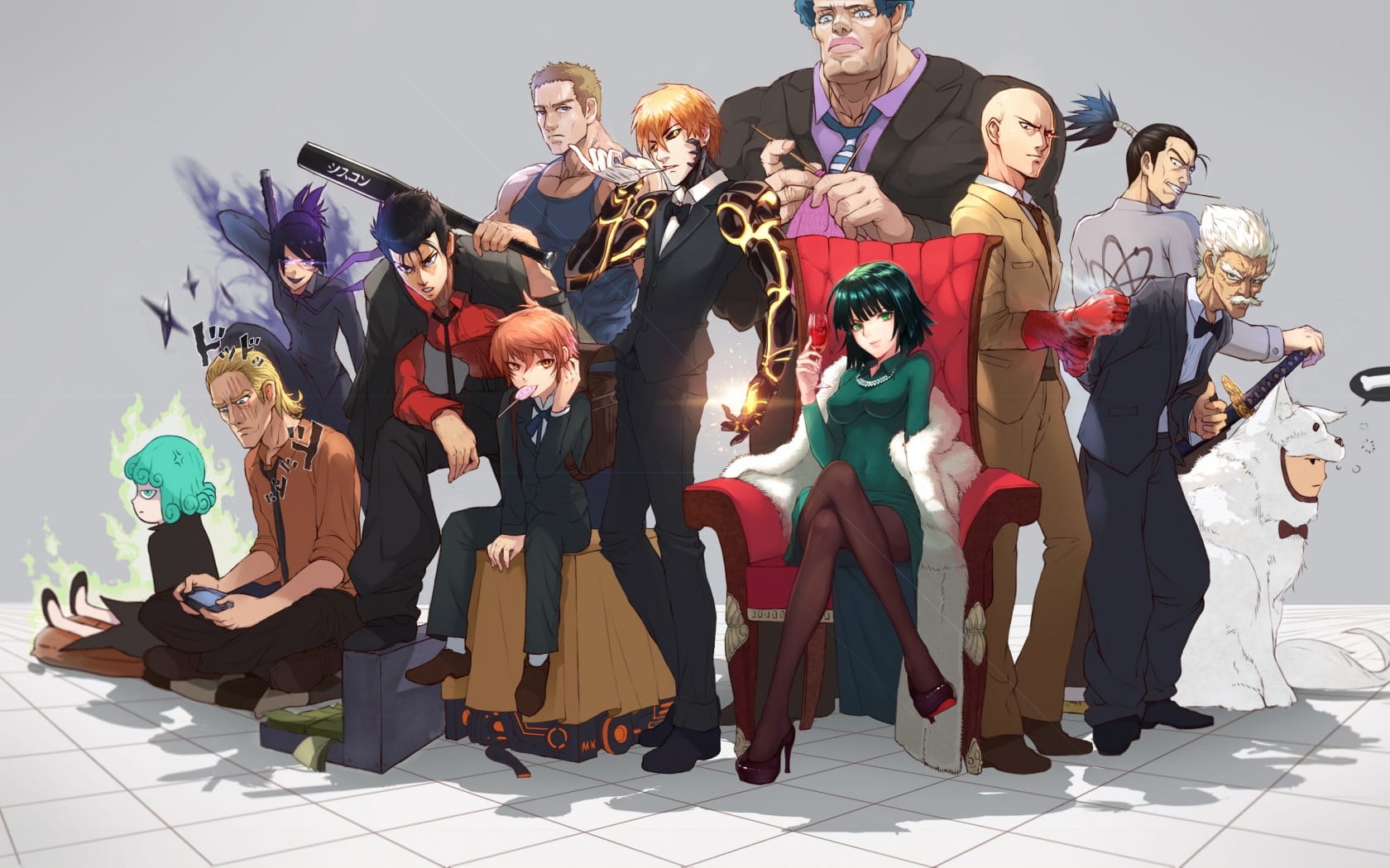 你们喜爱的一拳超人来了 一拳超人电脑壁纸(1)