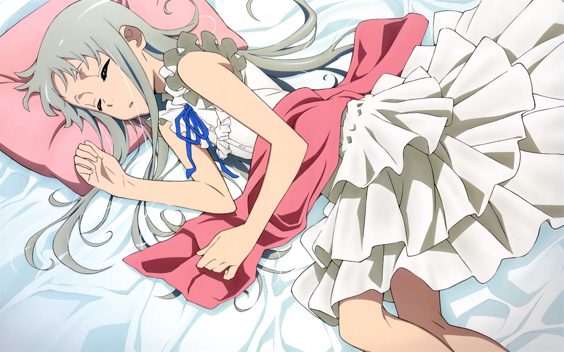 未闻花名 本间芽衣子 动漫电脑壁纸下载(1)