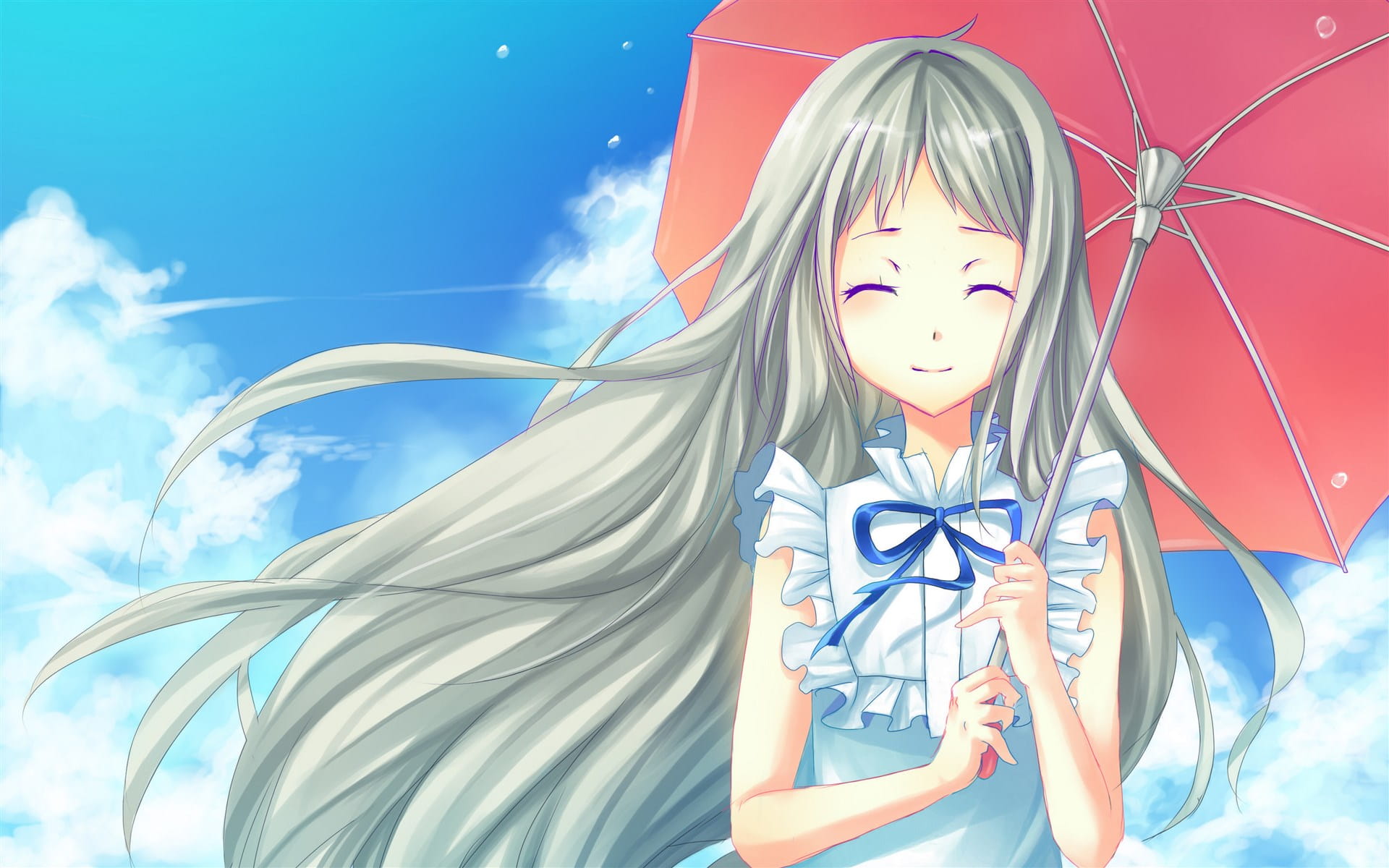 未闻花名 本间芽衣子 动漫电脑壁纸下载(1)