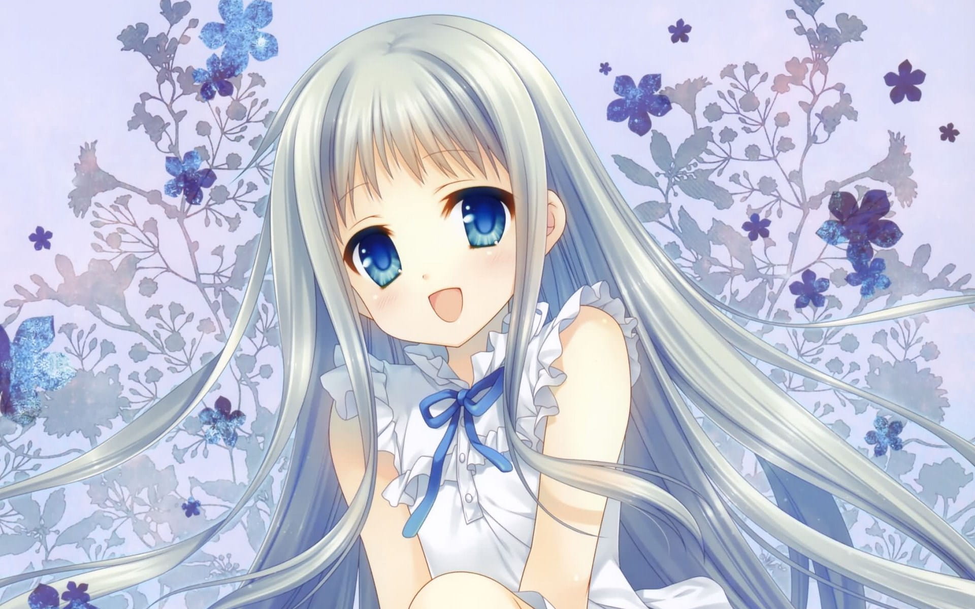 未闻花名 本间芽衣子 动漫电脑壁纸下载(1)