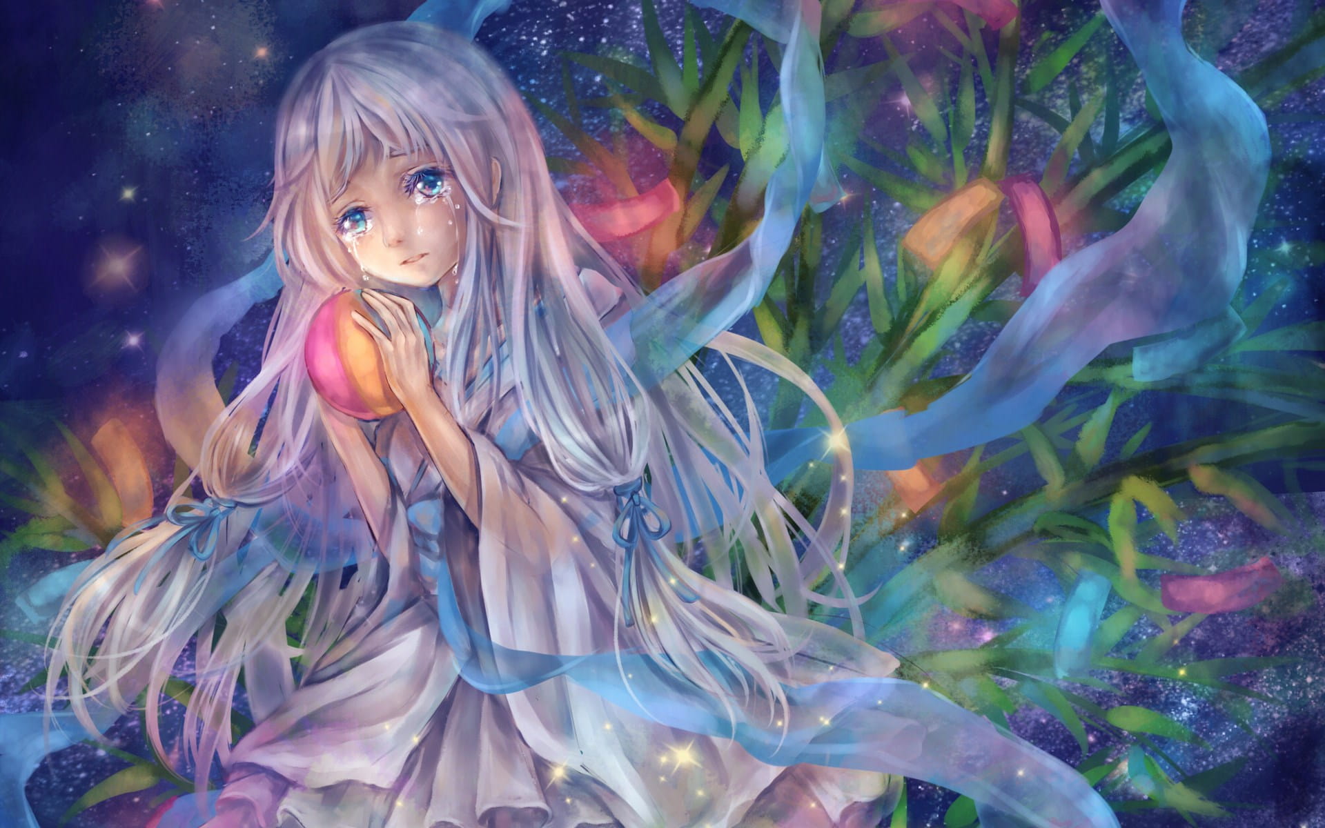 未闻花名 本间芽衣子 动漫电脑壁纸下载(1)