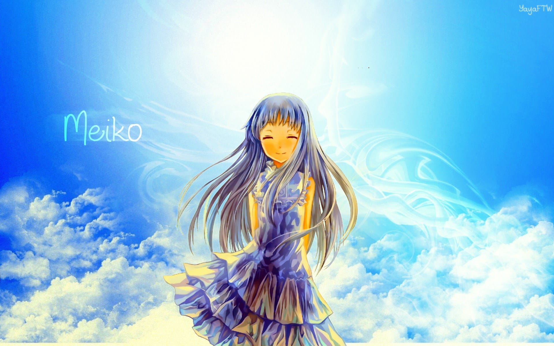 未闻花名 本间芽衣子 动漫电脑壁纸下载副标题<br />
