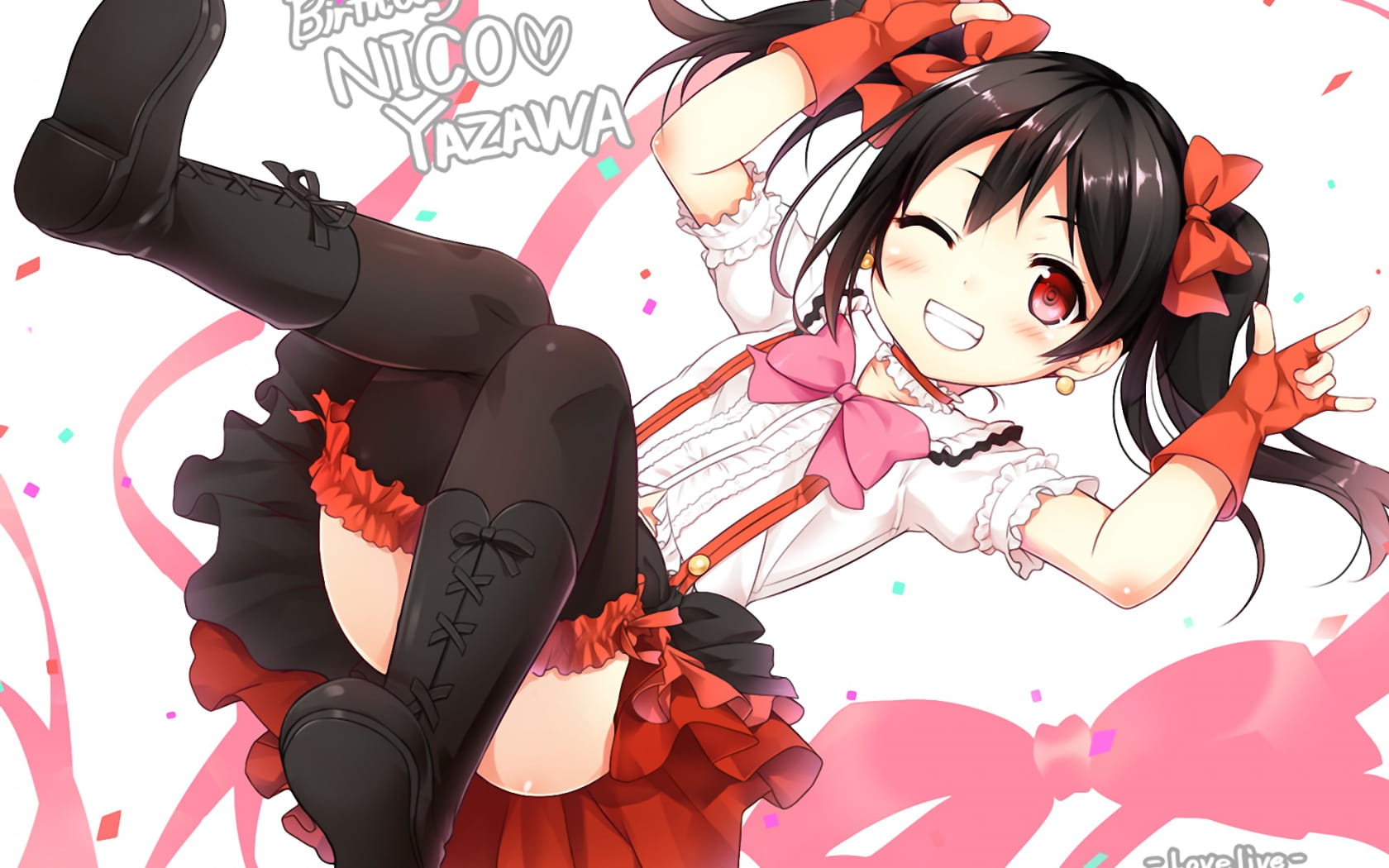 卖萌小天使 矢泽妮可电脑壁纸(1)