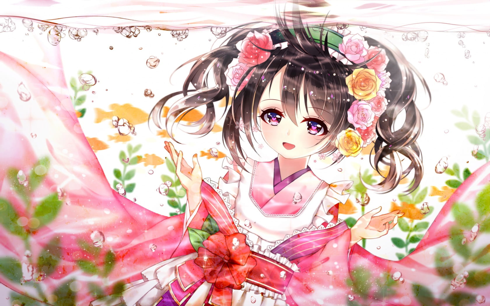 卖萌小天使 矢泽妮可电脑壁纸(1)