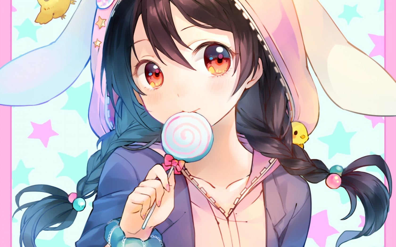 卖萌小天使 矢泽妮可电脑壁纸(1)