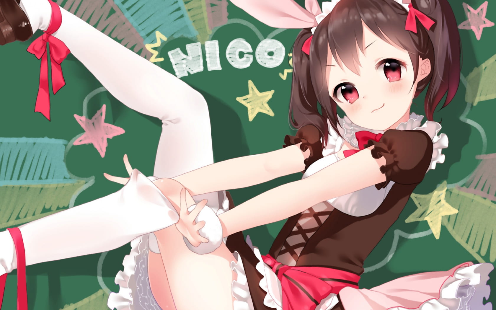 卖萌小天使 矢泽妮可电脑壁纸(1)