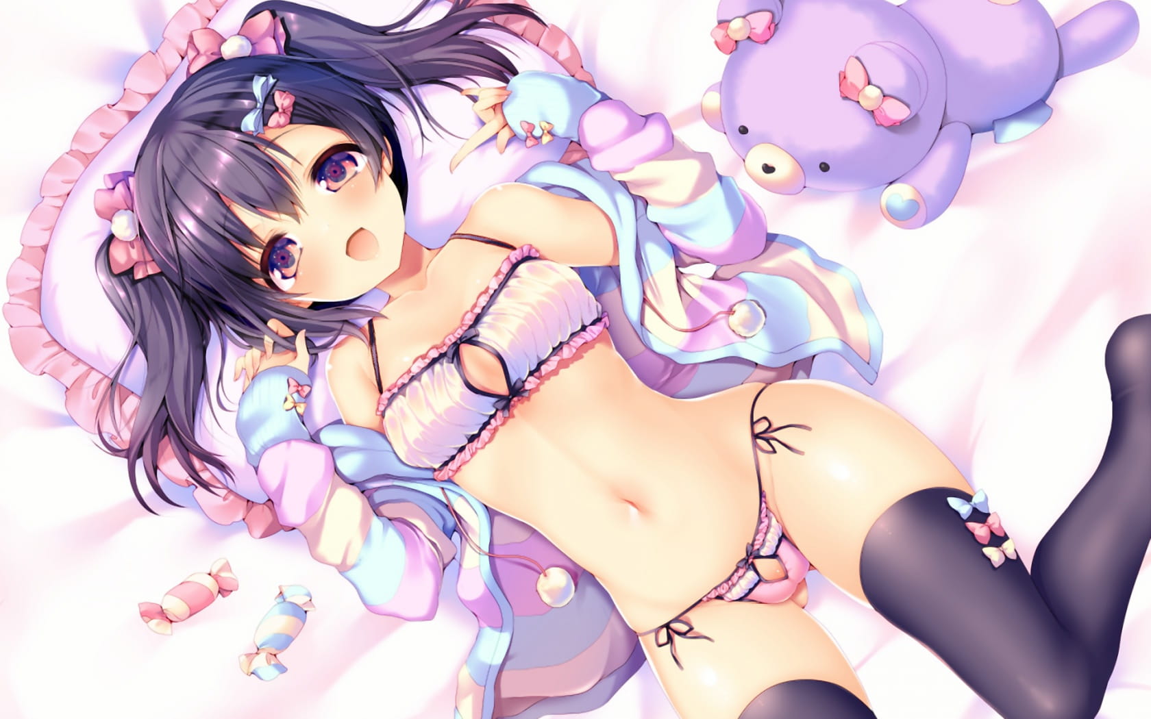 卖萌小天使 矢泽妮可电脑壁纸(1)