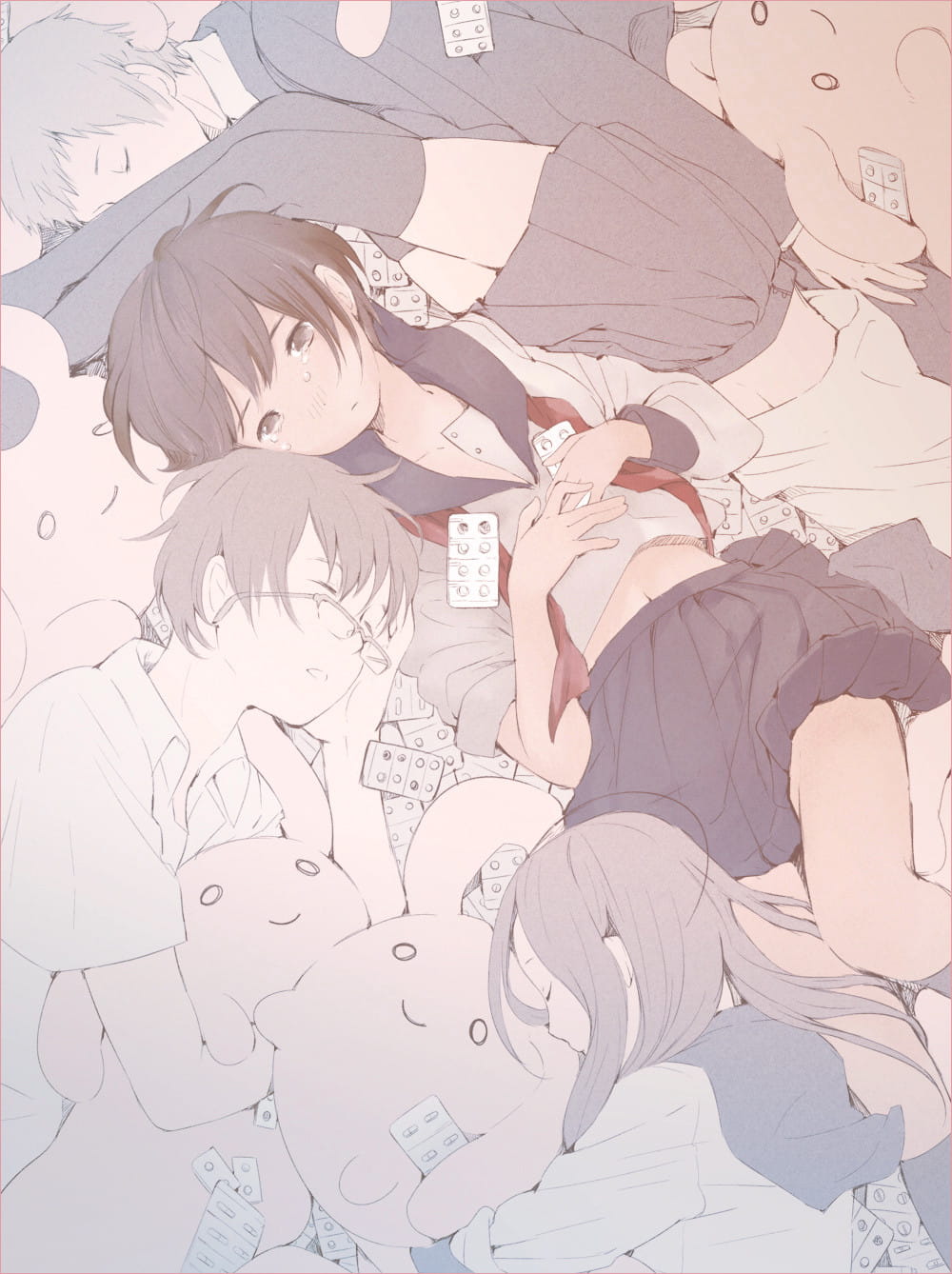 过膝袜水手服学生气息的手机壁纸下载(1)