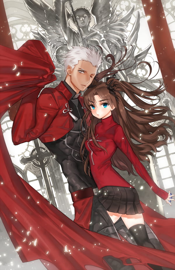 红色契约 弓凛CP手机壁纸