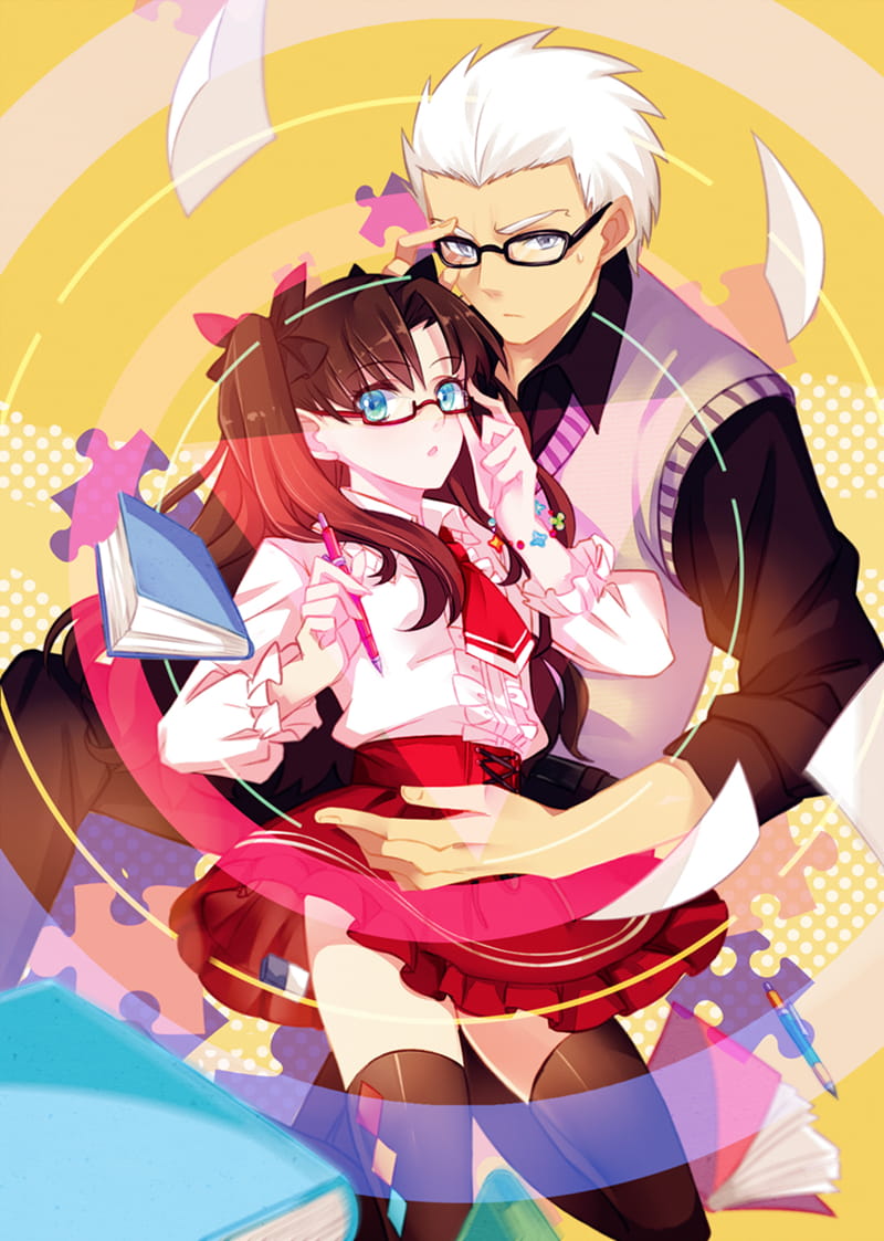 红色契约 弓凛CP手机壁纸